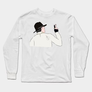 San of Ateez From Crazy Form Long Sleeve T-Shirt